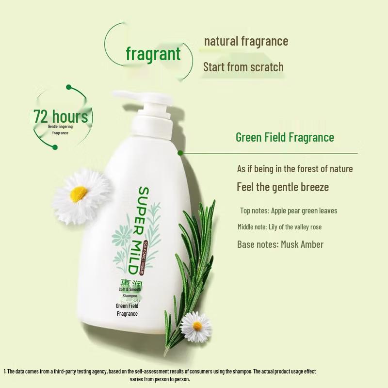 SUPER MiLD Green Field & Light Fruit Fragrance Hair & Body Care Set