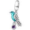 Charms Do Pandora Zawieszka Charms Turkusowy Ptaszek Charmsy Trusky