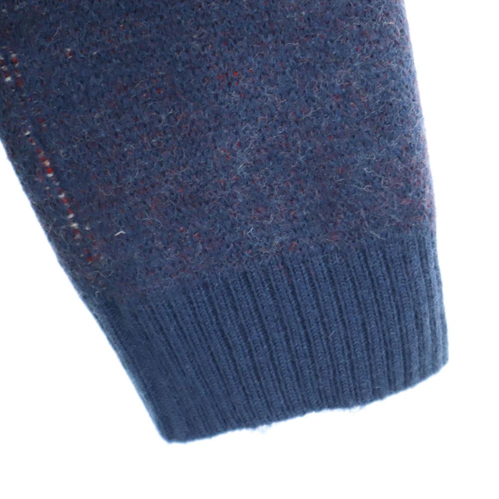 Pearly Gates Hergestellt in Japan Golf Schalkragen Strickjacke 1 Marineblau Damen Gebraucht