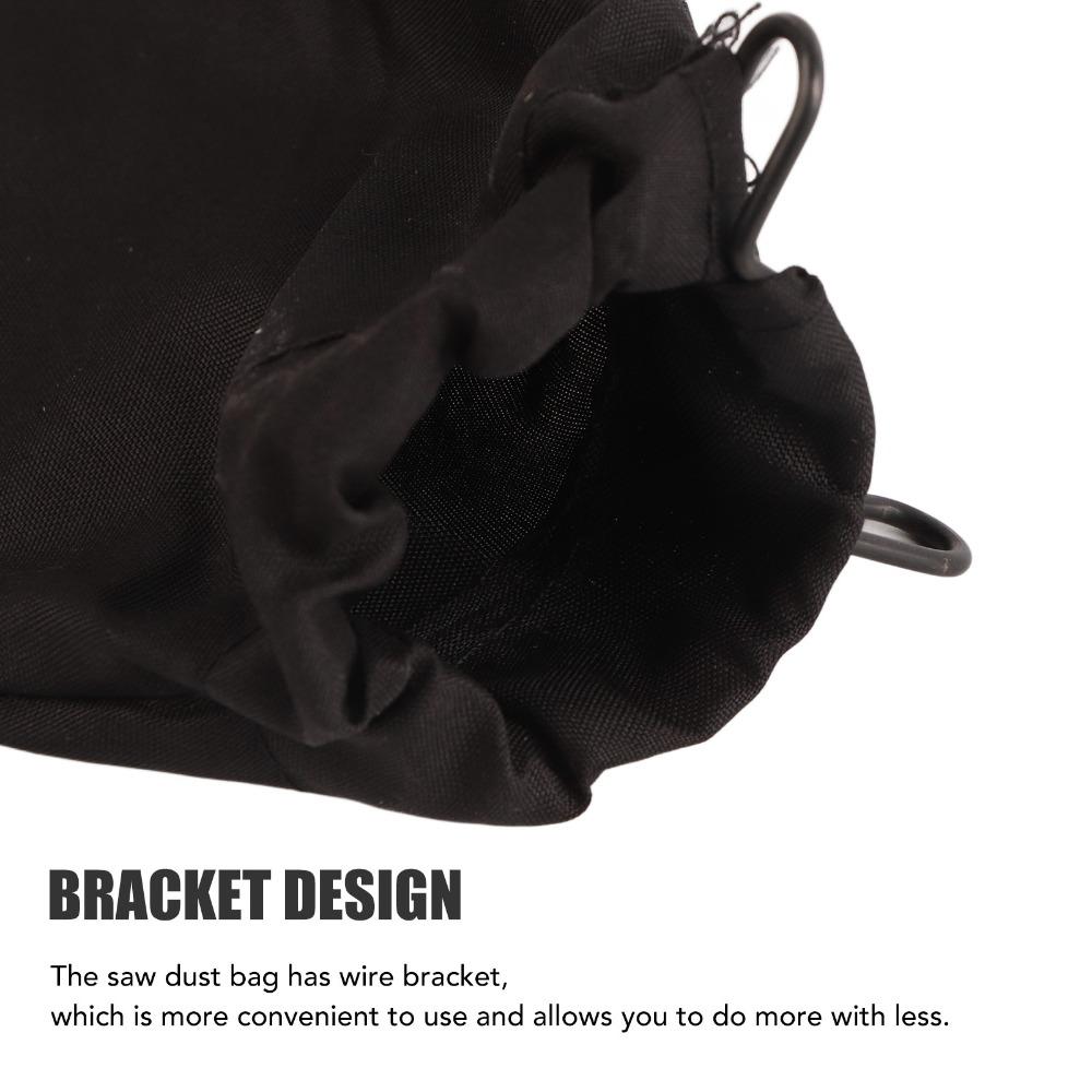 Steel Bracket Dust Collect Pouch With Zipper Universal Dust Bag Dust Collection Bag For Mitre Saw