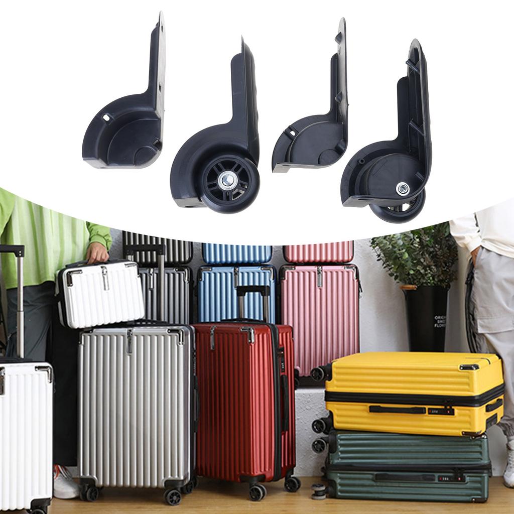 1 paio Ruote di Ricambio Lisce Ruote per Valigie Rotelle di Ricambio Pratiche per Valigie e Zaini