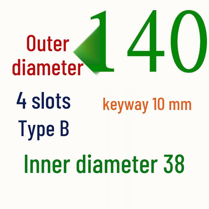 

Cast Iron 4-Groove B-Type Motor Belt Pulley