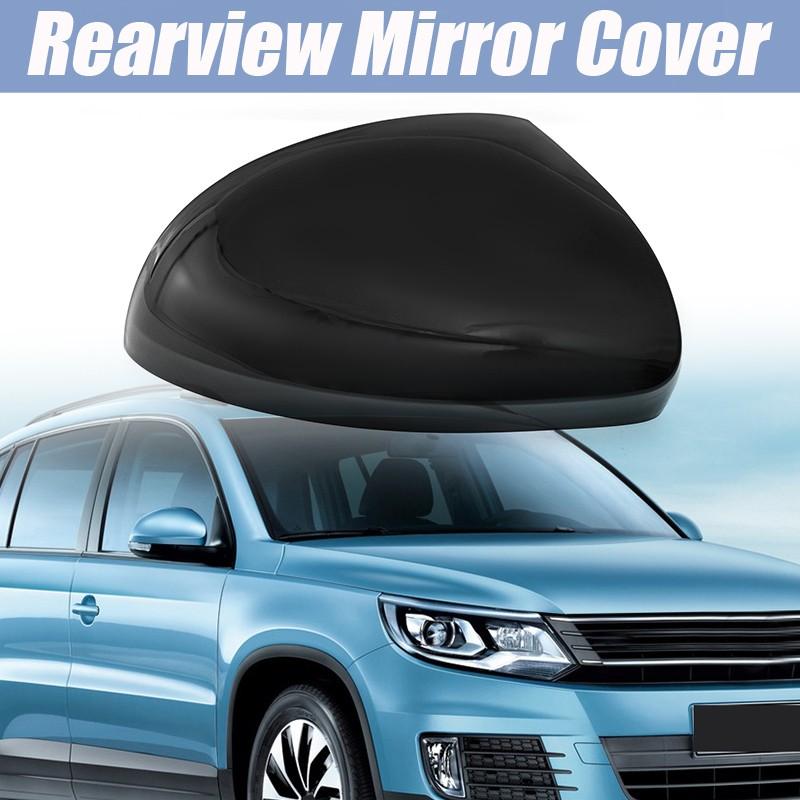 Fits 2008-2017 VW Tiguan Right Passenger Side Rearview Mirror Cover Gloss Black