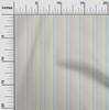 oneOone Bomull fleksibelt stoff flerfarget stripe trykt stoff 1 Yard 40 tommer