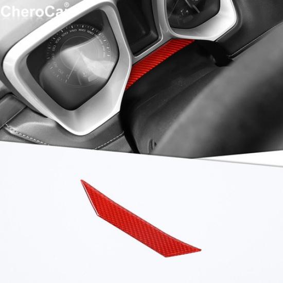 For 2012-2015 Chevrolet Camaro Dashboard Panel Decor Sticker Soft Carbon Fiber