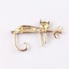 Cat Branch Brooches Cute Animal Cat Lapel Pin for Bag Clothes Coat Brooches