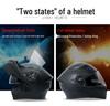 Jiekai DOT Standard Flip-up Double Visor Men's All-Season Motorcycle Helmet
