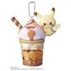 TAKARA TOMY Pokemon PokePiece Pikachu Caramel Parfait Plush Charm