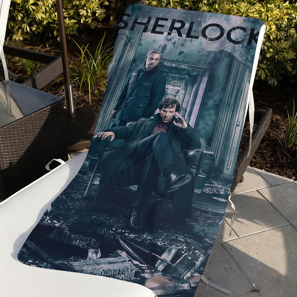 TV Show S-Sherlock-S Towel Sports Quick Dry Travel Camping Gear Sandproof Soft Light Large Beach Towel