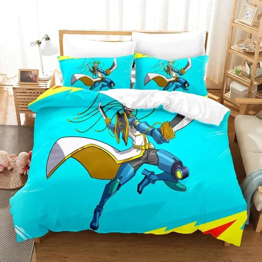 Anime Game Hi-Fi Rush Bedding Set Duvet Cover Bed Set Quilt Cover Pillowcase Comforter king Queen Size Boys Adult Bedding Set