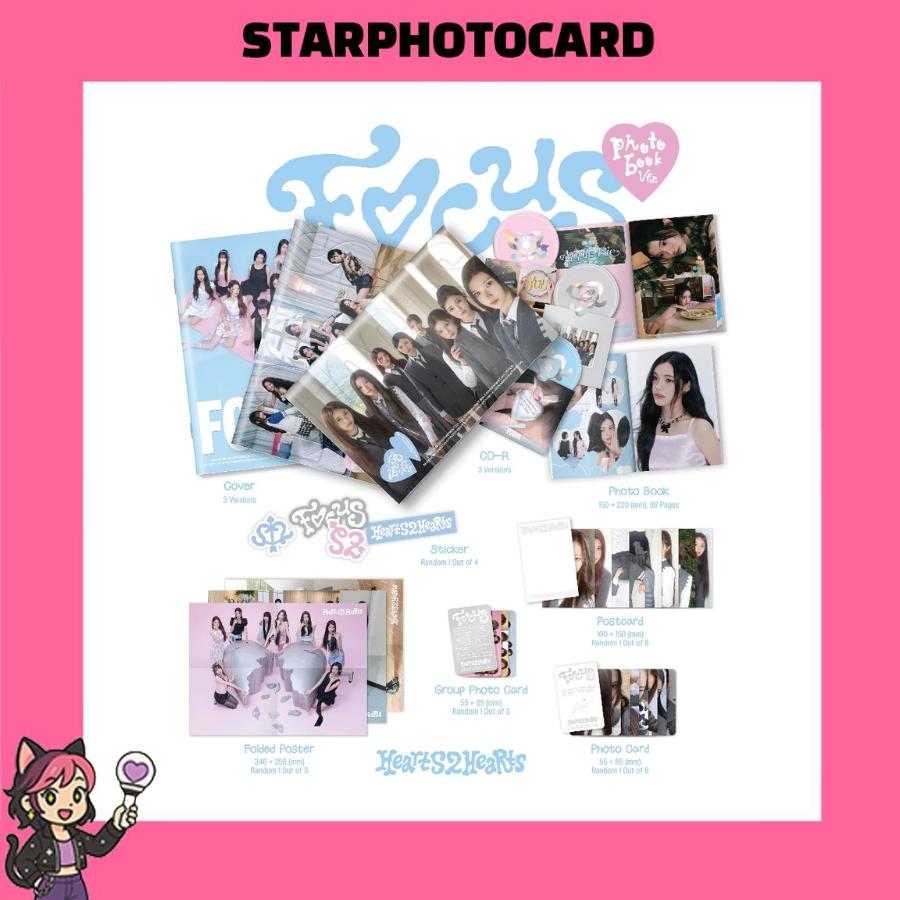 [READY STOCK] HEARTS2HEARTS - [ FOCUS ] 1ST MINI ALBUM (PHOTOBOOK Ver.)