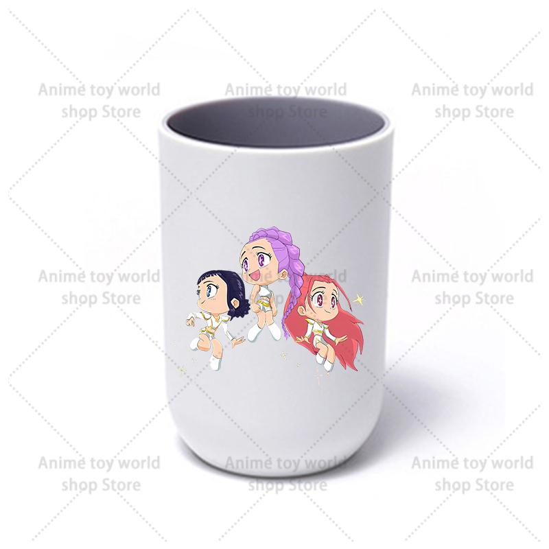 KPop Demon Hunters Hot Movies Water Cup Toothbrush Cup Cartoon Anime Mouthwash Cup Children's Water Cups Boy Girl Birthday Gifts