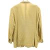 Hermes Made In Italy SUPER 100’s Tailored Jacket 50 Yellow Beige Blazer Men's Used