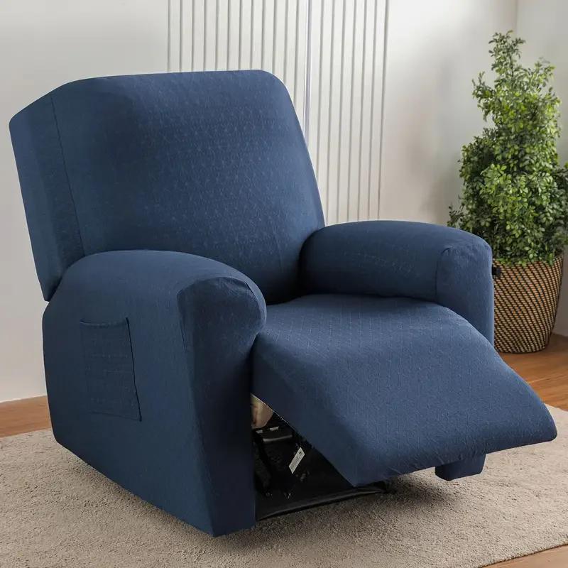 4pcs/set Recliner Sofa Covers for Living Room Jacquard Stretch Armchair Cover 1seater Relax Couch Slipcover Bedroom Home Decor