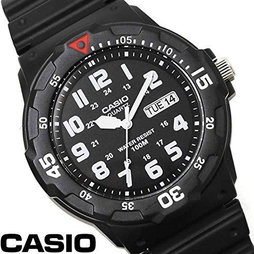 Casio Men's Analog Diver's Watch MRW-200H-1B with Urethane Strap [Parallel Import]