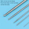 6pcs Stainless Steel Snake Probe Kit Round Head Round Head Probe  Snake Breeders