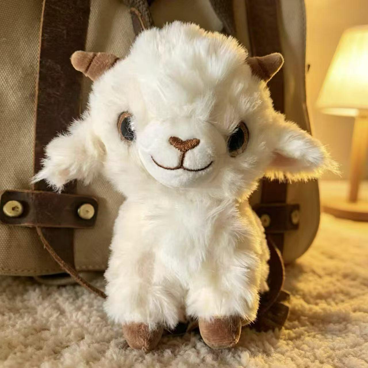 Ethnic Style Plush Sheep Hanging Ornament Doll Naked Sheep