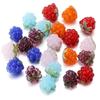 2pcs Raspberry Lampwork Beads Cute Fruit Grape Glass Loose Beads For Jewelry Making DIY Bracelets Necklace Earrings Accessories