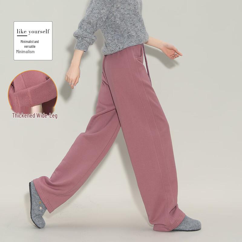 

Demana Women s High-Waist Thickened Relaxed Sweatpants S