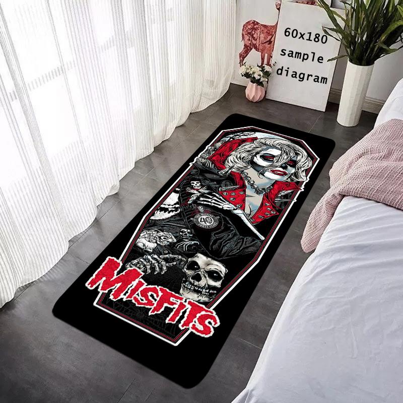 Bedside Foot Rug Welcome Floor Mat for Entryway Misfits Bathroom Hallway Carpet Kitchen Water Adsorbed Rugs Fluffy Home Decor