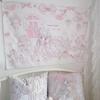 VIKAMA Süßer Traum Wandteppich Kuchen Schleife Rosa Lila Herz Schlafzimmer Mädchenzimmer Dekoration Träumerischer Heilender Stil Wanddekoration