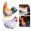 Trädgårdsstatyer Kyckling Skulptur, Konst Hantverk Konstverk Djurfigurer för Gård