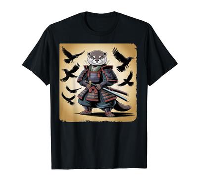 Zeeotter Goederen Japanse Samoerai Otter Zeeotter T-shirt