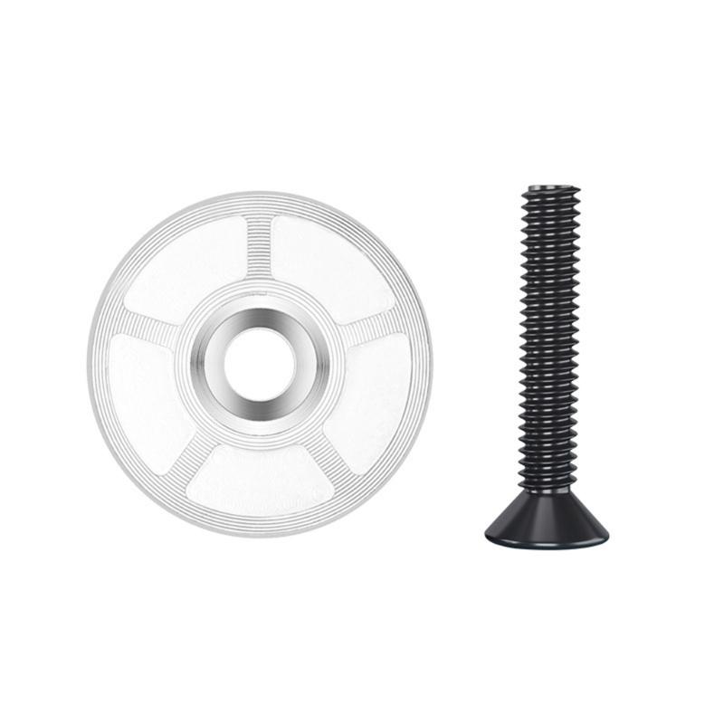 Light Weight Aluminum Alloy Bike Headset Cap Precisions Machined Top Cap For Mountain Road Bicycles Cycle Headset Cover