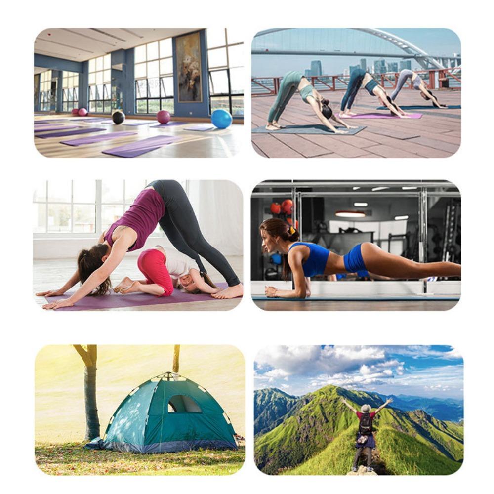 Non-Slip Surface Eco Friendly Yoga Mat Foldable Design Fitness Mat Foldable Yoga Mat  Home Workouts