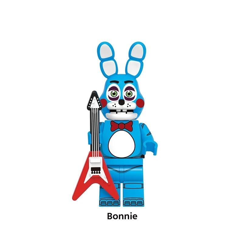 NUEVO Juego FNAF Nights Figura Mini Figuras Bloques de Construcción Esqueleto Juguetes de Terror regalo juguetes para niños molde rey