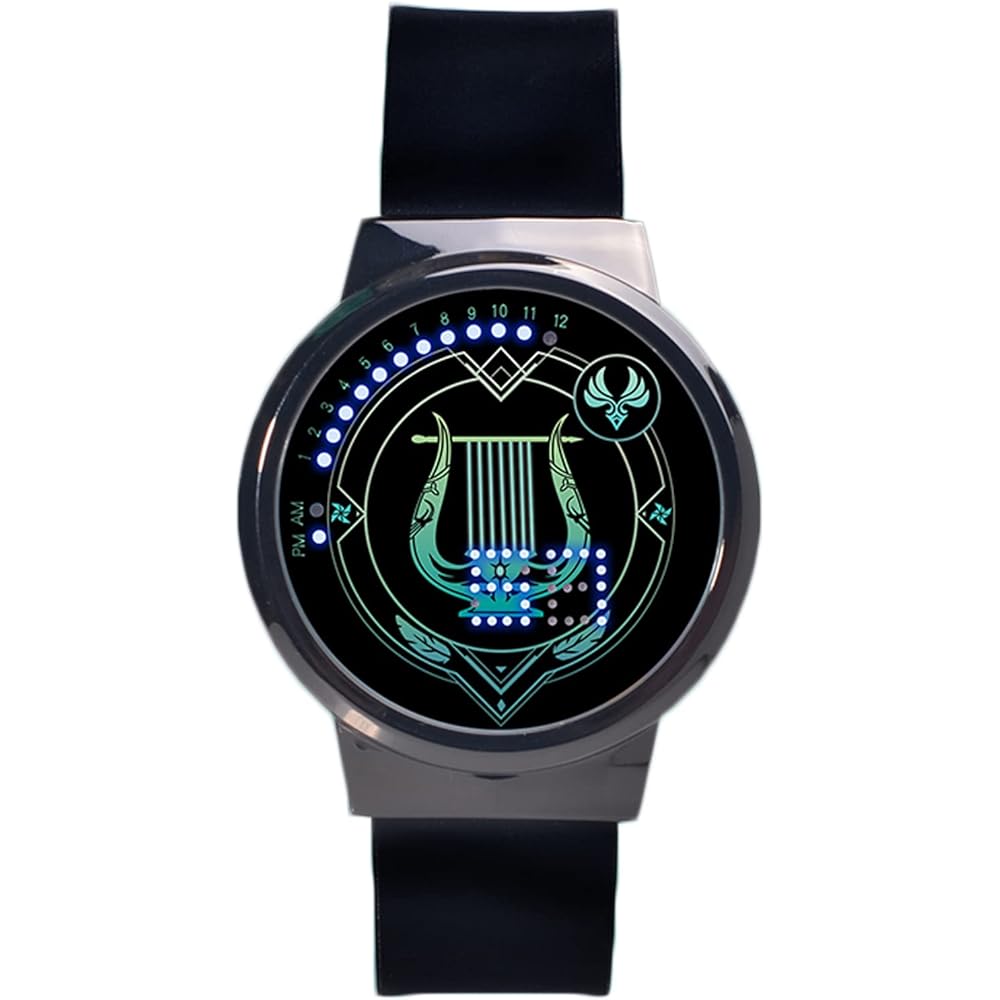 Chiasa Digital Quartz Watch Genshin Impact Characters Raiden Shogun Xiao Zhongli Cute Anime Gift
