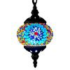Turkish Moroccan Mosaic Handmade Mosaic Hanging Ceiling Lamp 5IN Diameter Pendant Chandelier Living Room Bedroom Home Decor