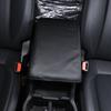 Black Leather Car Armrest Box Cover Handrest Case For Subaru Forester -2024