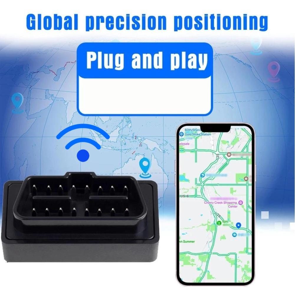 Mini OBD GPS Tracker With Find My APP for Apple GPS Locator Vehicle Anti-lost Tracking Device Anti-lost Free App Monitor