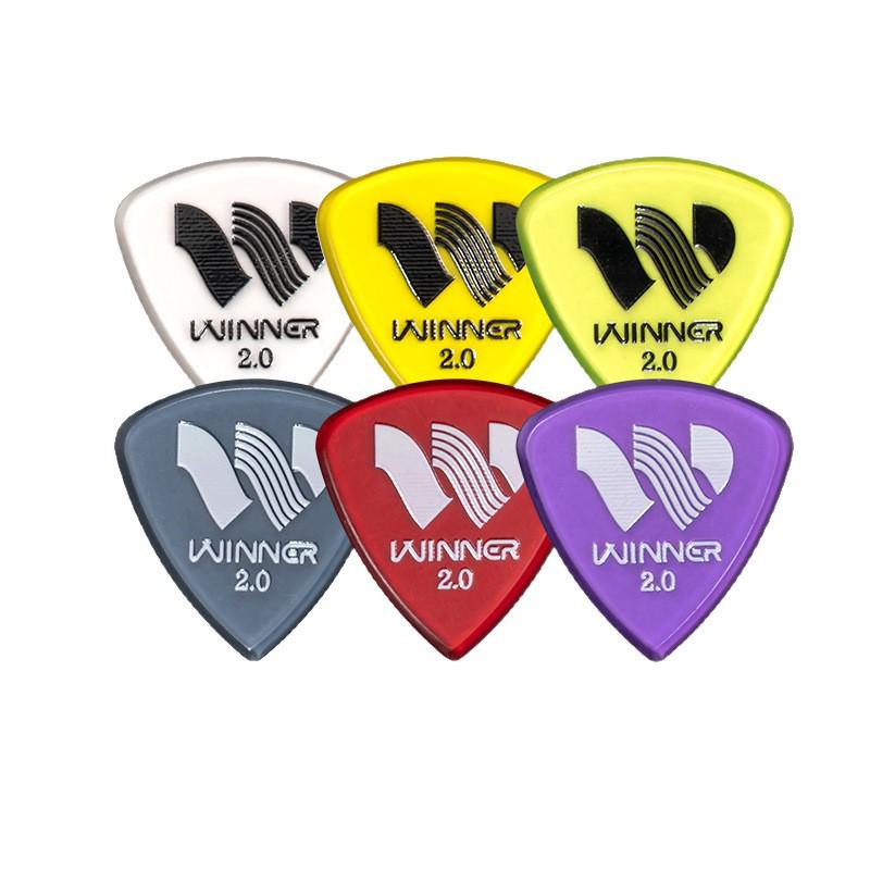 Winner Anti-Slip Frosted Large Triangle Bass Guitar Pick for Speed Strumming