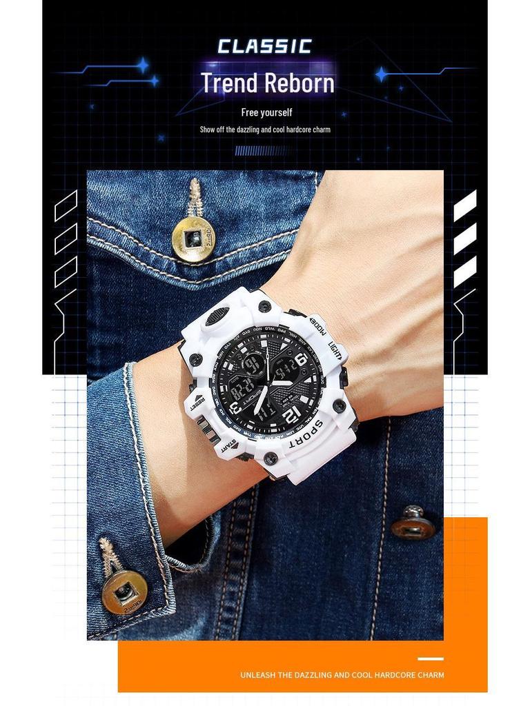 Ceas sport electronic luminos cool pentru băieți 2022 pentru elevi de gimnaziu