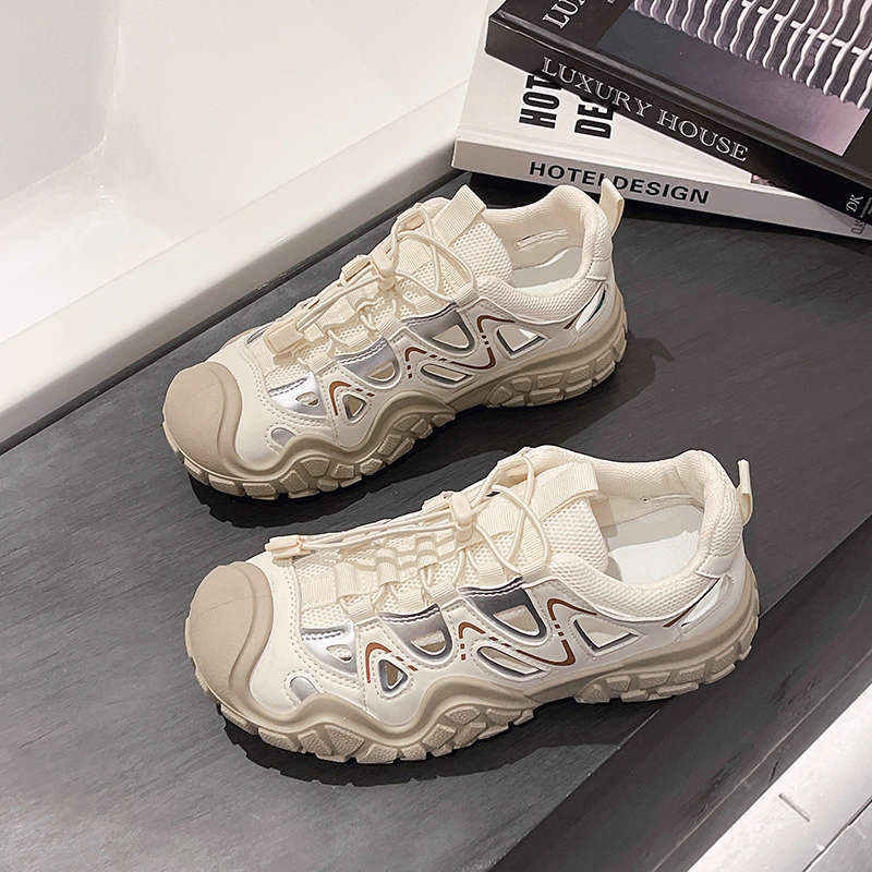 

Breathable ugly cute sports dad shoes versatile hole shoes women s 2025 summer new hollow sports casual sandals 40