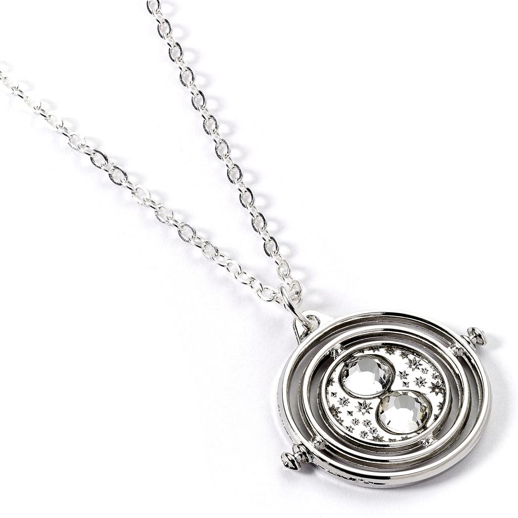 Harry Potter Silver Tone Time Turner Necklace