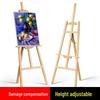 Art Student Drawing & Sketching Set: Solid Wood Folding Easel with Child's Board