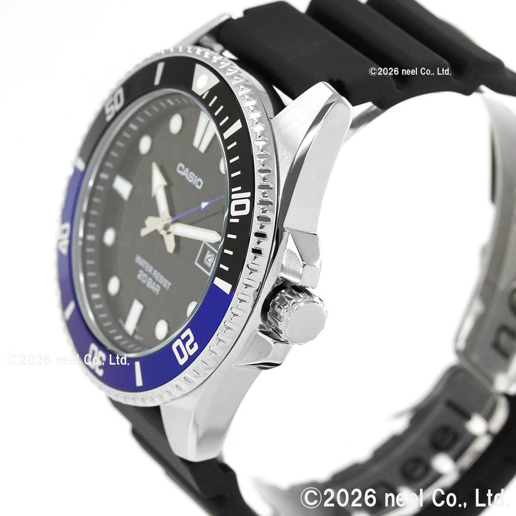 Casio Collection Watch Black [Casio] MDV-107-1A2JF Men's