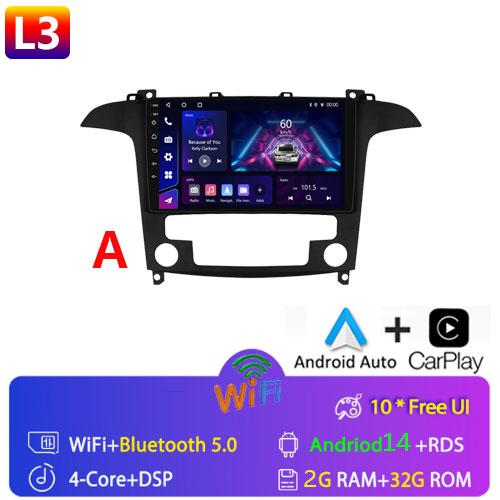 Android14 Car Radio for Ford S Max 2006 2007 2008 - 2010 2011 2015 Car Multimedia Video Player Radio GPS Stereo Auto 2din 7862