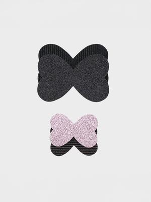 Glitter Hair Styling Pads Set (4 Pieces, S/L)