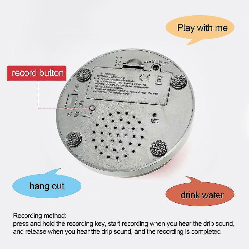 Recordable Talking Button 30 Seconds Voice Recording Button Pet Speech Training Buzzers