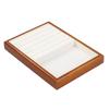 Multi-Grids Earrings Display Tray Velvet Jewelry Box Wooden Holder  Jewelry Storage Box