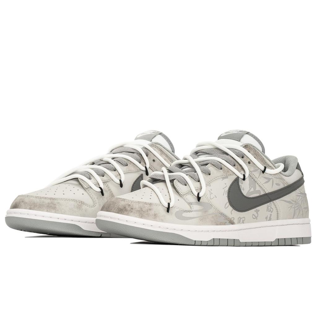 Nike Dunk Chinese Style Ink Wash, Special Box, Trendy Versatile Abrasion Resistant Abrasion Resistant Low Top HF5441-105(TeamA-S-BOX)