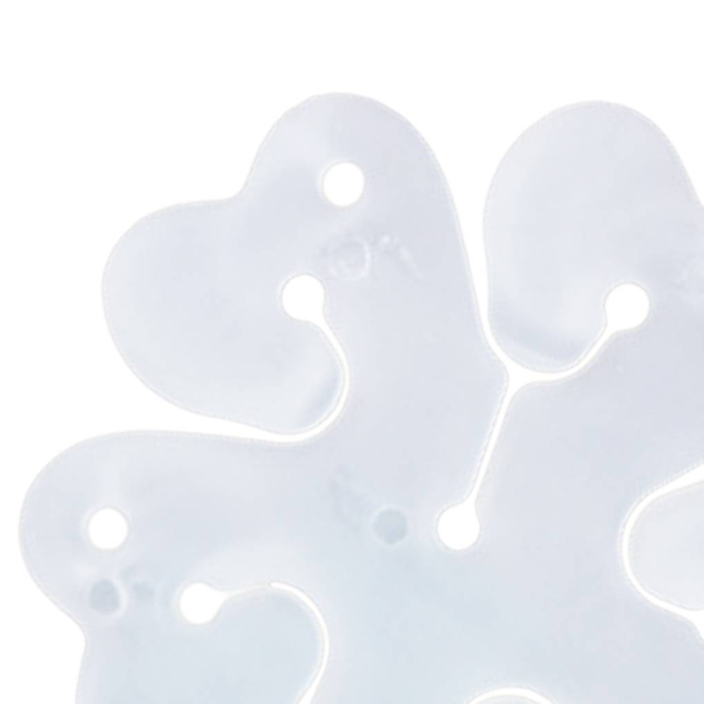 6PCS Air Balloon Plum Blossom Shape Fixed Clip Easy To Use Cute Airballoon Clamp Folder Party Supplier