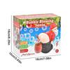 Funny Bubble Machine Santa Bubble Toy Electric Santa Butt Blowing Bubbles With Music And Lights Christmas Gift For Kids