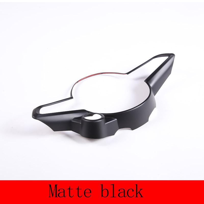 

ABS Carbon Fiber/Red For Alfa Romeo Tonale Car Steering Wheel Decorative Frame Sticker Car Interior Accessories матовий чорний колір