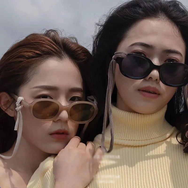 New Trend European and American Sunglasses Male Retro Sunglasses Concave Oval Glasses Sunglasses Women Sun Glasses
