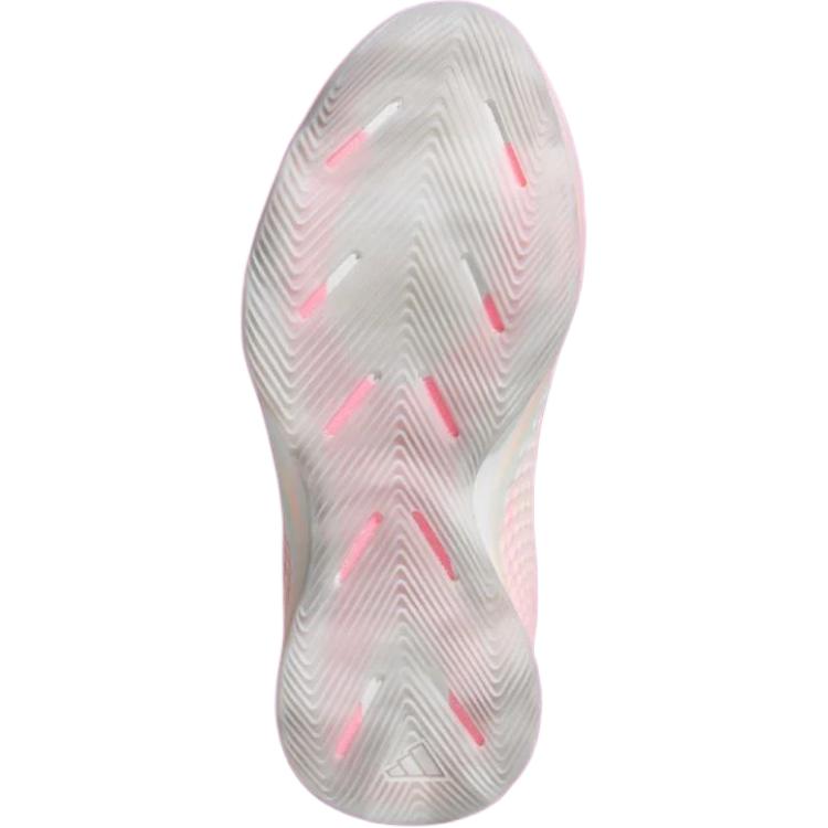 New Adidas A.E. 1 Anti Slip Wear Resistant Low Top Children's Basketball Shoes White Pink JR3916